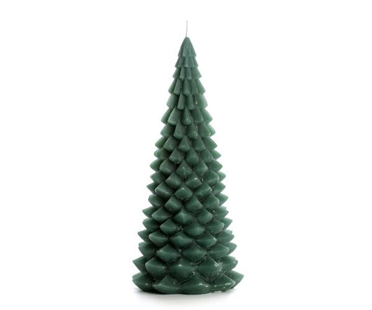 Kaars - Kerstboom - Forest Green - 13,5 x 30 cm