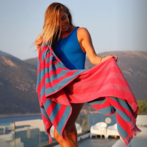 Beach towel - Maris Azure - 100 x 180cm