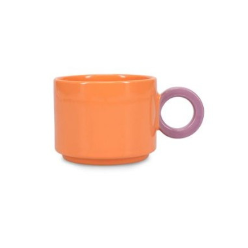 ONA - Beker 28cl oranje/paars Lou