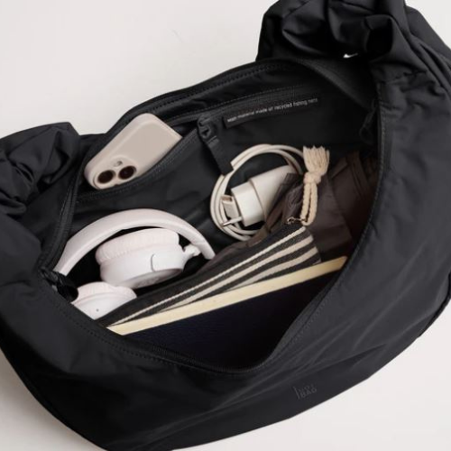 Got bag - Moon bag ruffle flight - zwart