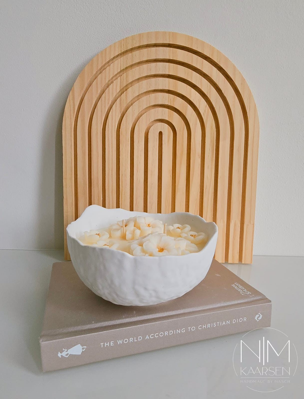 NM - Bowl met kaars (vanille)