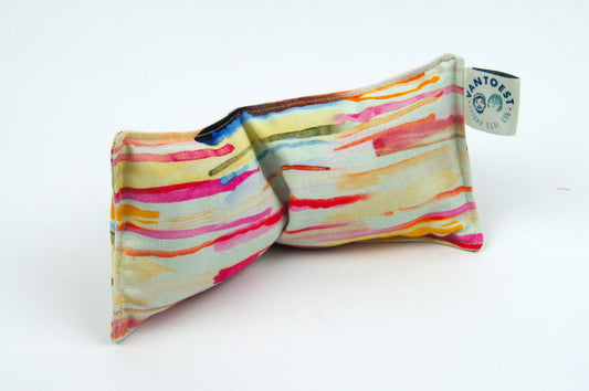 Relaxmasker lavendel - pastel streepjes