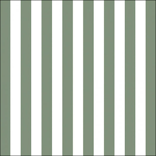 Servietten - groen/grijs gestreept