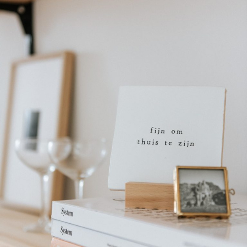Tegeltje Fijn thuis te zijn
