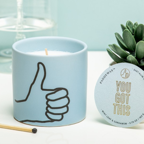 Geurkaars -Thumbs up - Mint Leaf & Cardamom