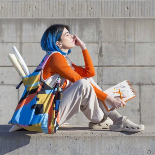 Notabag - Tote opvouwbare shopper - roads