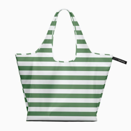 Notabag - Tote opvouwbare shopper - Olive stripes