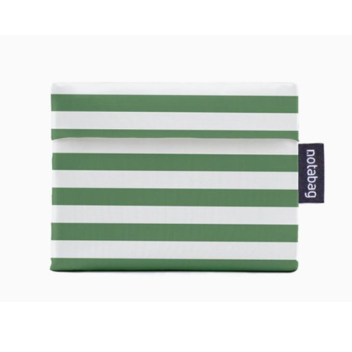Notabag - Tote opvouwbare shopper - Olive stripes