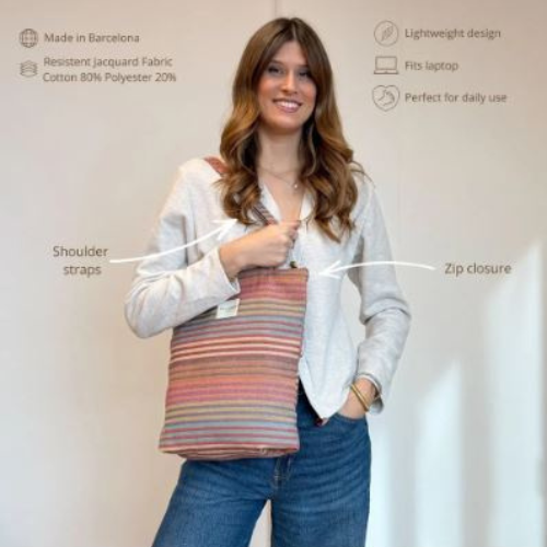 Tote bag met rits - Maria