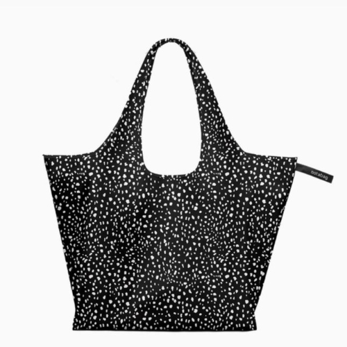 Notabag - Tote opvouwbare shopper - black sprinkle