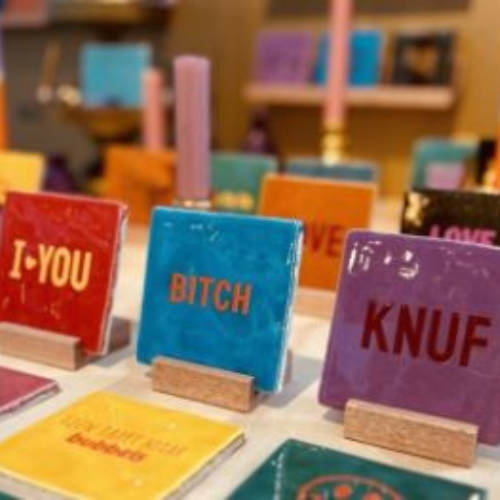 Yett - Display klein hout