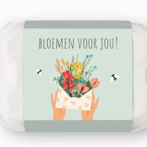 Eierdoosje Blossombs - Bloemen voor jou