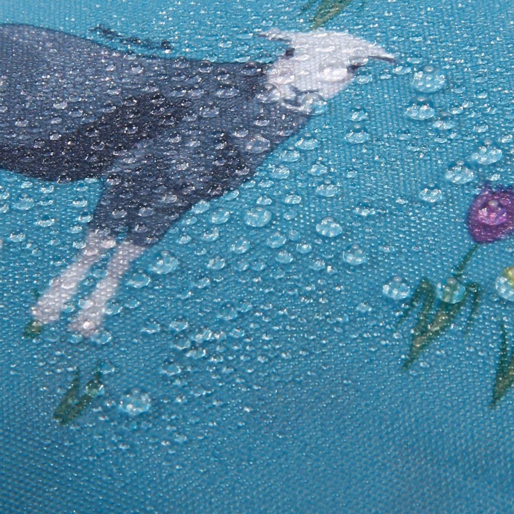Opvouwbare shopper - licht blauw schapen