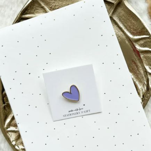 Pin | Mini Hartje | Lila
