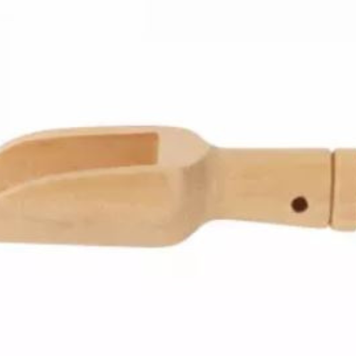 Houten theeschepje